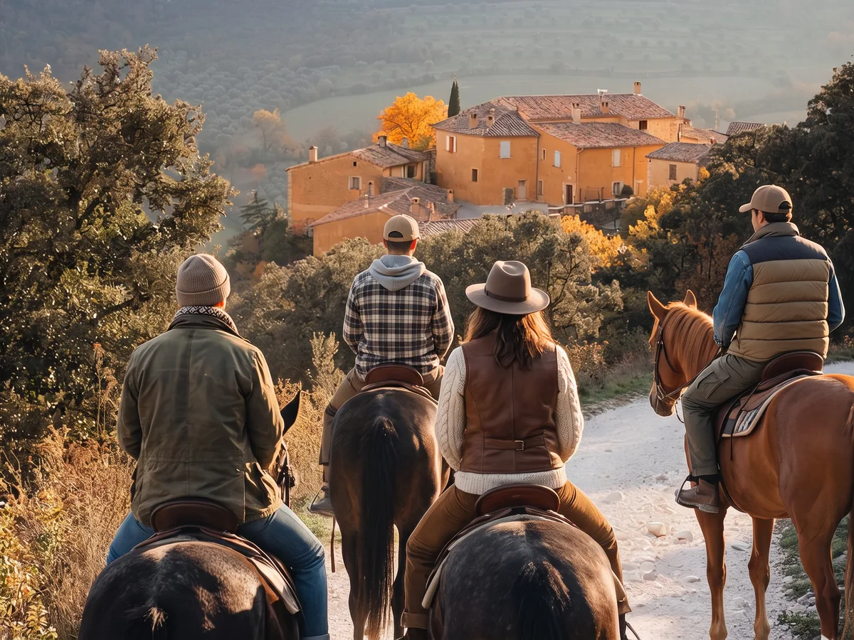 Balade à cheval dans la Drôme, autour de Beaumont-lès-Valence